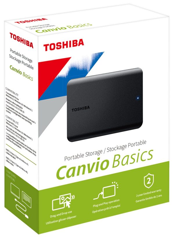 Toshiba Canvio Basics – Disque Dur Externe Portable USB 3.0 – Image 2