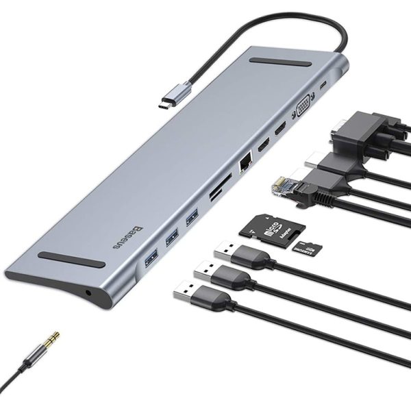 Baseus Adapteur 11 en 1 (CATSX-G0G) – Image 3